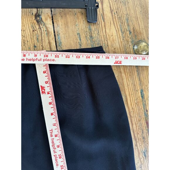 NWT Dressbarn Womens Black Pleated Hem Skirt Size 8 Polyester Lined zipper - Picture 8 of 8